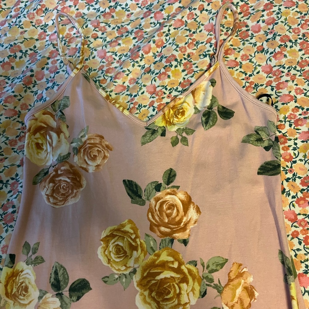 Rose bodycon dress